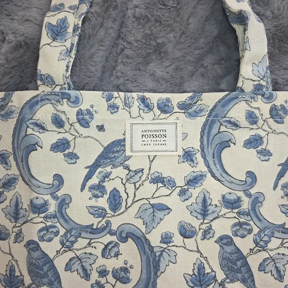 Sezane Antoinette Poisson Tote Bag NEW - Picture 2 of 8